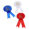 thumbnail image 2 of Blue,Red,White Ribbon Award Set Sports Recognition Ribbons Prize Ribbon 1st 2nd 3rd Place Honorable Ribbon 2nd, 2 of 6
