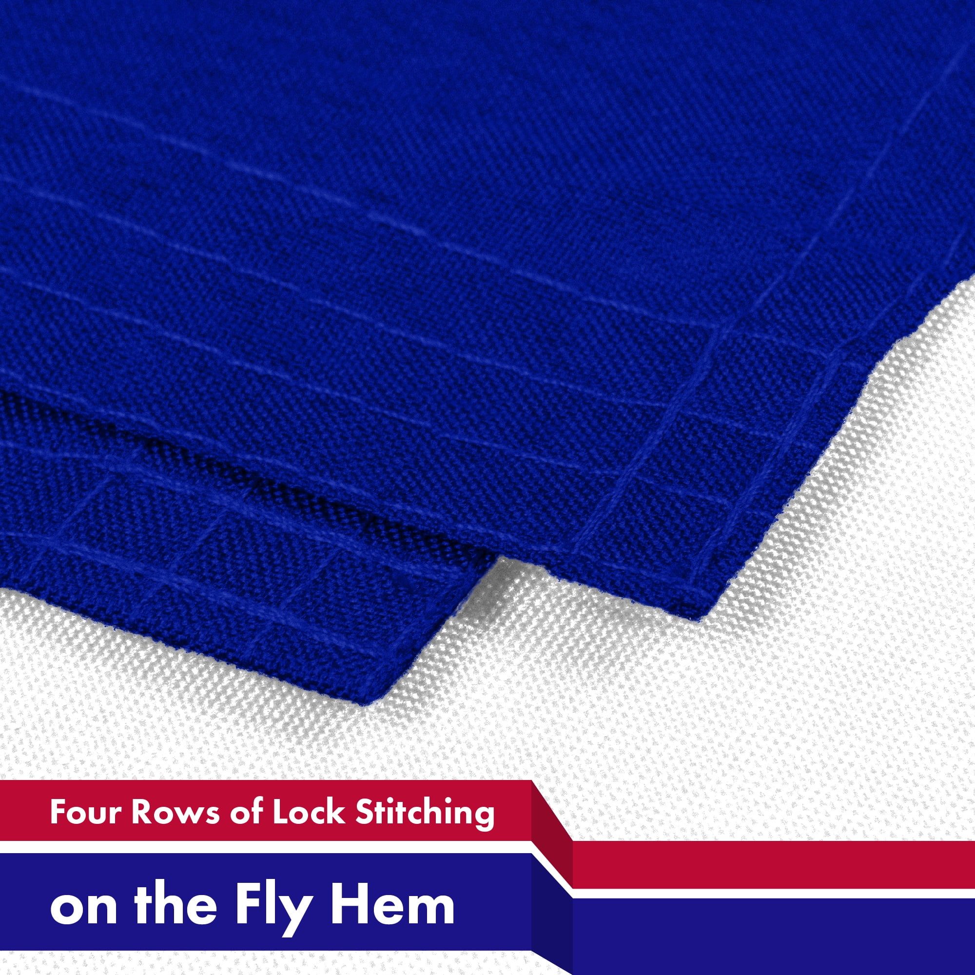 G128 Combo Pack: USA American Flag & 2024 "Take America Back" Blue Flag 3x5 FT Printed 150D Polyester