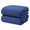 Blue, variant on Homellea 2 Pack Coral Fleece Hand Towels, Ribbed Stripe Texture, 29.5 x 13.8 Inch Purple Soft Absorbent Hair Drying Towels for Bathroom, Gym, Travel and Daily Home Use