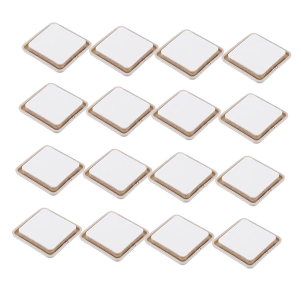 16 Uds. Alfombrilla antideslizante para suelo, deslizadores móviles, Protector de suelo, almohadillas de fieltro deslizantes para sillas, Protector de gabinete