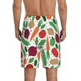 thumbnail image 2 of Balery Vegetables Men's Cotton Knit Pajama Shorts Waistband & Pockets,Short Pajama Pants-4X-Large, 2 of 8