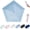 Blue, variant on Japan Pencil Umbrella, Japanese Pencil Umbrellas for Handbag, Ultra-Lightweight Compact all-WeatherUmbrella, Mini Travel SunUmbrella with UV Protection for Daily Commute