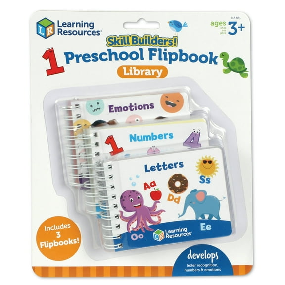 Preschool Skill Builders Flipbook: Engaging Learning Activities for Toddlers Age 3 