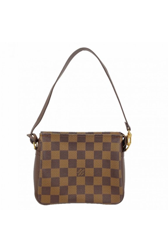 Pre-Owned Louis Vuitton Damier Trousse Makeup Bag/Pouch N51982 Ebene (Women's)