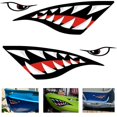 thumbnail image 1 of Pegatinas MOOCY con forma de dientes de tiburón para kayak, canoa, barco, coche, 1 of 7
