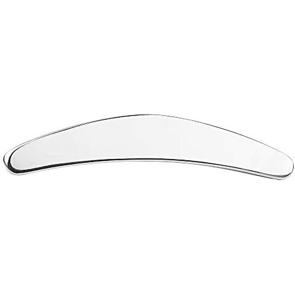 Medical Grade Stainless Steel Gua Sha Guasha Massage Soft Tissue Therapy Used for Back, Legs, Arms,Neck,Shoulder (A) Silver