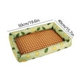 thumbnail image 4 of Cooling Dog Bed, Pet Cooling Mat with Pillow, Ice Silk Cooling Dog Blanket, Self Cooling Pad for Cat,Dog, Washable Summer Pet Mat for Kennel, Crates, Sofa, Floor, 4 of 8