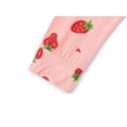 thumbnail image 6 of Beezizac Snug-Fitting Pajamas for Girls – Cozy Modal Fiber Toddler/Little Jammies Pink Strawberries PJs Size 5T, 6 of 7