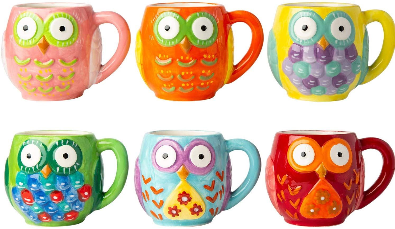 Personalized Owl Coffee Mug For Owl Lovers Custom Mug With Name Funny Owl Gifts For Men and Women White 11oz Mug