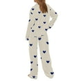 thumbnail image 5 of BILIKEYU Women's Warm Fleece Valentine Robe Slim Fit Chic, 5 of 5