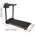thumbnail image 3 of SAYFUT LCD Blue Screen 3.5 Inch, Folding Fitness Electric Treadmill Electric Running Fitness Machine, 3 of 7