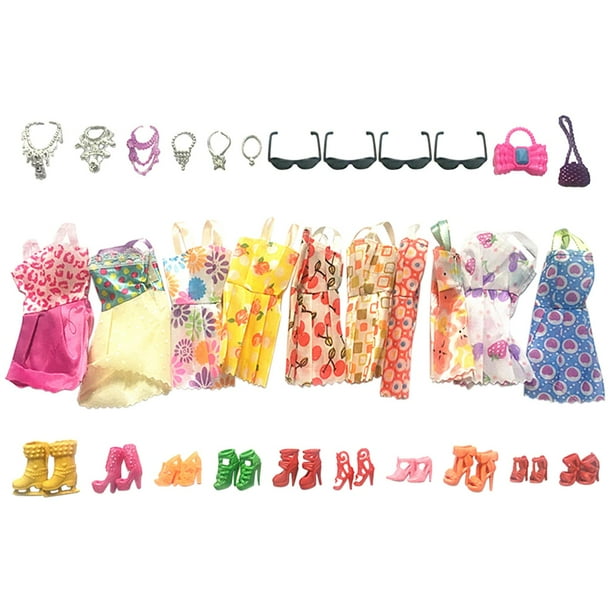 Conjunto de ropa Yotijar 32 Uds Ropa de ca hecha trajes de vestir de muñeca