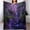 Forest-1, variant on Enchanted Forest Throw Blanket Fantasy Forest Purple Waterfall Pattern Soft Lightweight Warm Plush Blankets for Sofa Bedroom 60"x80"