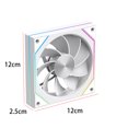 thumbnail image 4 of Ventilador PC RGB Chasis Ordenador 12cm Con para Carcasa, 4 of 9