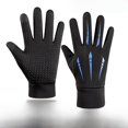 thumbnail image 2 of Guantes cálidos de otoño e invierno para hombre, pantalla táctil, deportes al aire libre, conducción, a prueba de viento, a prueba de frío, repelentes al agua, guantes de terciopelo de invierno, 2 of 5
