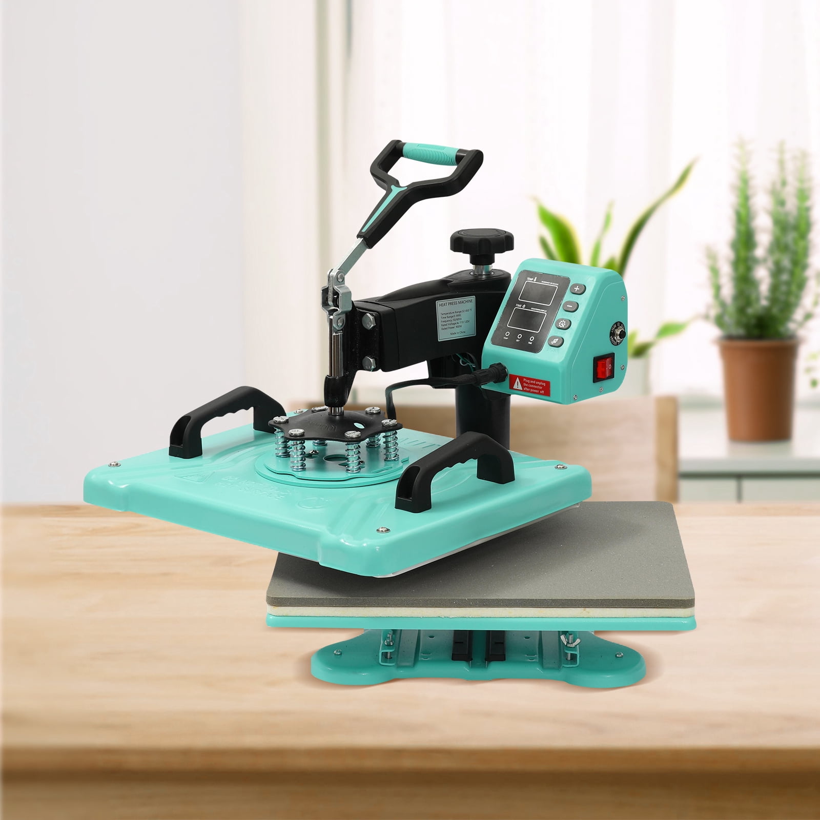 Yiwa 6-in-1 Sublimation Heat Press Machine, 12"x15"