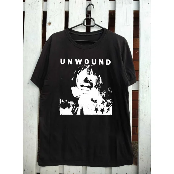 CLASSIC Retro Unwound T-Shirt Short Sleeve Cotton Black All Size Shirt AL14