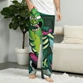 thumbnail image 4 of Rick And Morty Pajamas Pants 3D Printing Wide Leg PJ Pant Loungewear Casual Comfy Sleepwear Lounge Pants for Men Women3XL, 4 of 9
