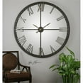 thumbnail image 2 of Bowery Hill Contemporary Large Metal Bronze Wall Clock, 2 of 3
