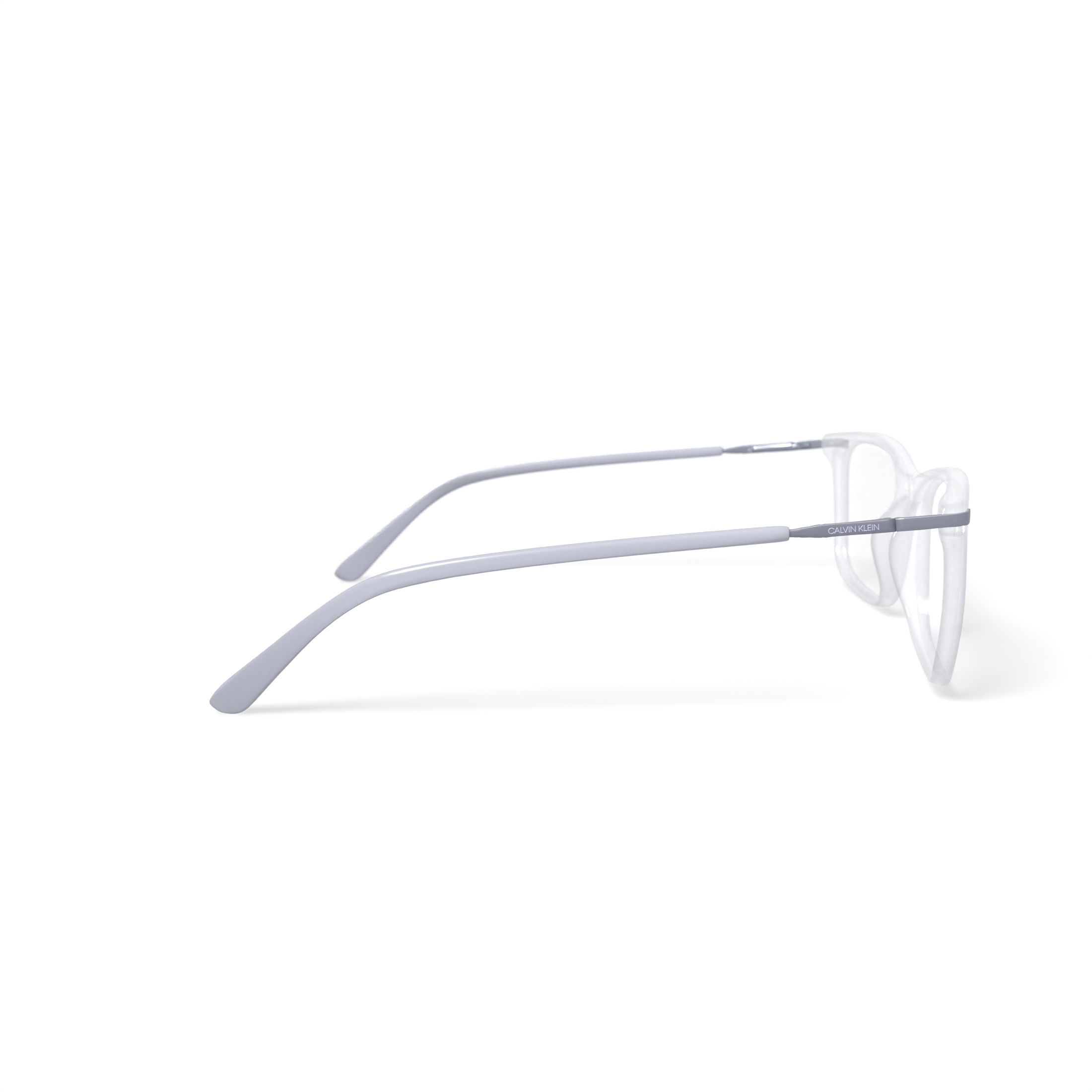 Calvin Klein Men's CK20510G Prescription Eyeglasses with Case, Crystal Grey