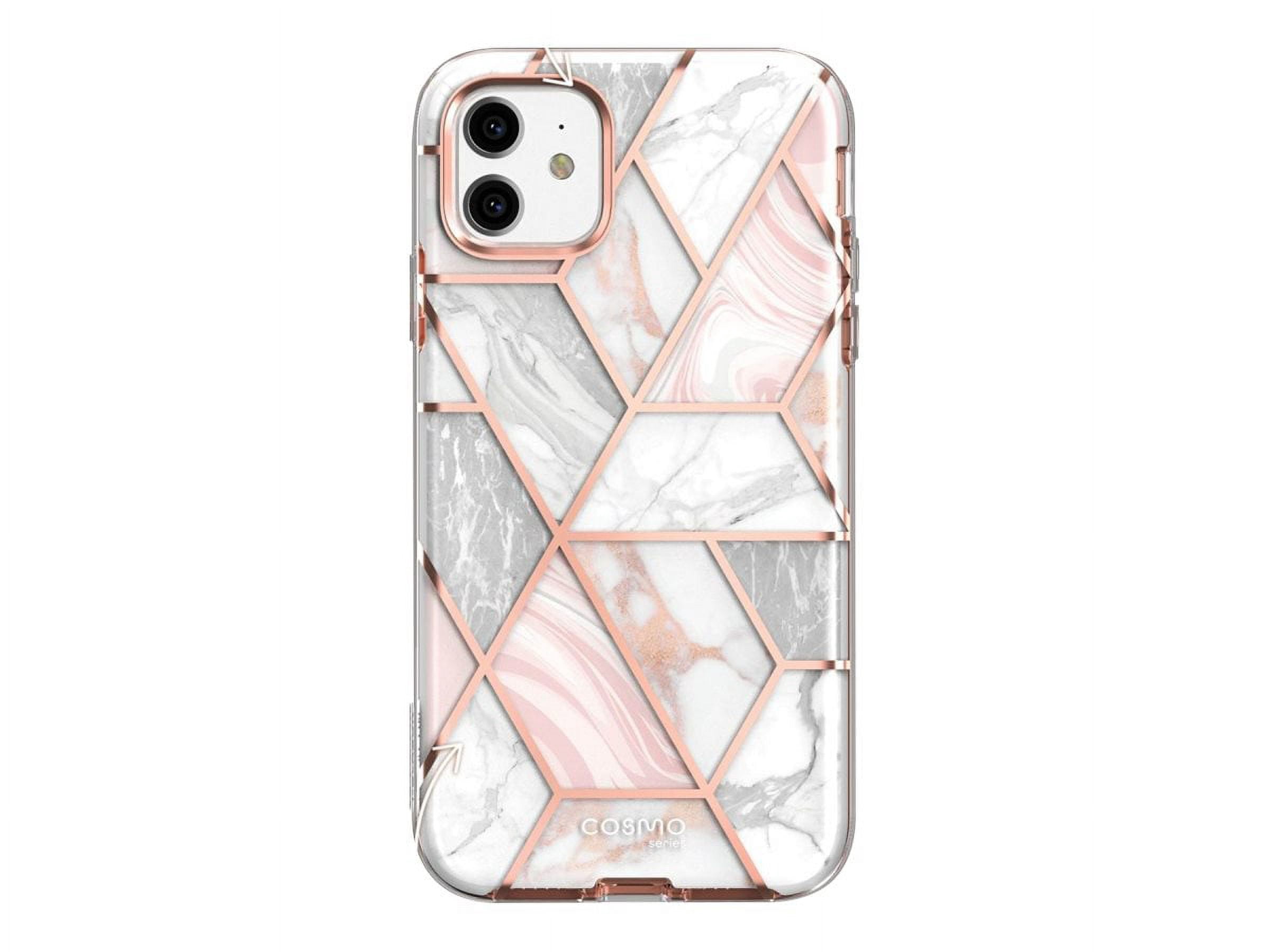 i-Blason Cosmo Designer - Protective case for cell phone - thermoplastic polyurethane (TPU) - pink - 6.1" - for Apple iPhone 11