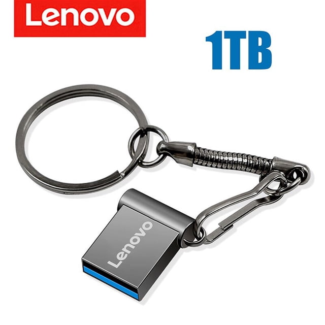 Lenovo-unidad Flash de memoria portátil de Metal, dispositivo de alta velocidad, 2TB/1TB/3,0 GB/512GB, accesorios de ordenador, adaptador USB, U Disk 256, Original qym unisex