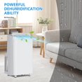 thumbnail image 2 of 14,000 BTU 3-in-1 Portable AC Unit for 350 Sq. Ft. with Remote, Oscillation, Timer, Wheels and Window Kit, 2 of 8