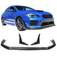 thumbnail image 2 of Ikon Motorsports Compatible with 15-21 Subaru WRX STI CS Style Front Bumper Lip + Splitters Winglet, 2 of 9