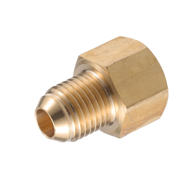 Conector de manguera de latón para adaptador macho y hembra G1/4" a M14x1.5 de Unique Bargains