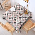 thumbnail image 2 of Pioneer Flower Floral Print Pattern Square Tablecloth, Waterproof Wipeable Spillproof Washable Table Cover for Home Kitchen Party Decor, 52"x52", 2 of 6
