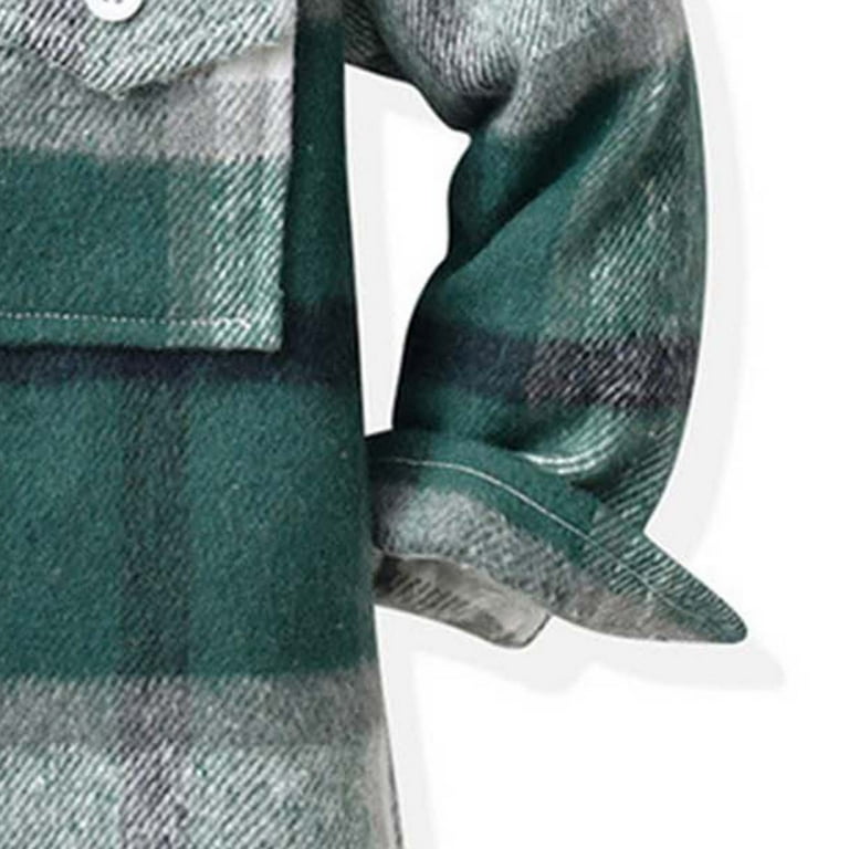 ZCFZJW Baby Boys Flannel Shirt Toddler Long Sleeve Button Down