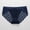 Blue, variant on Bwndum Womens Lace Briefs No Show Underwear Breathable Nylon Spandex Mid Rise Seamless Waistband Pink,Size M