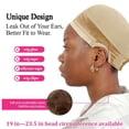 thumbnail image 5 of Lace Wig Grip Cap - Beige Wig Caps for Women, Transparent Lace Front Wig Caps with Adjustable Wig Grip Cap, Non-slip, Comfortable, Ear-Cut Out Design, Machine-Washable, Perfect for Wig Installation, 5 of 5