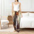 thumbnail image 5 of JUNZAN Mystic Fox With Halo Women's Pajama Pants Drawstring Comfy Sleep Bottoms with Pockets-XX-Large, 5 of 7