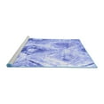 thumbnail image 2 of Ahgly Company Machine Washable Indoor Rectangle Abstract Blue Contemporary Area Rugs, 2' x 5', 2 of 4