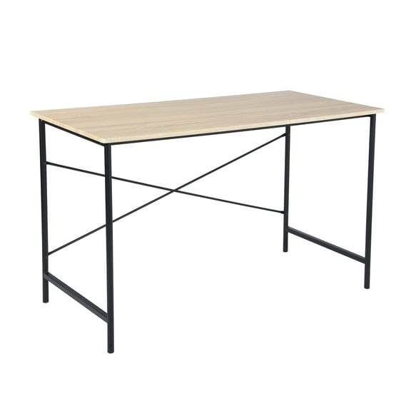 Homy Casa Modern 47-Inch Computer Desk and Workstation Table-Oak