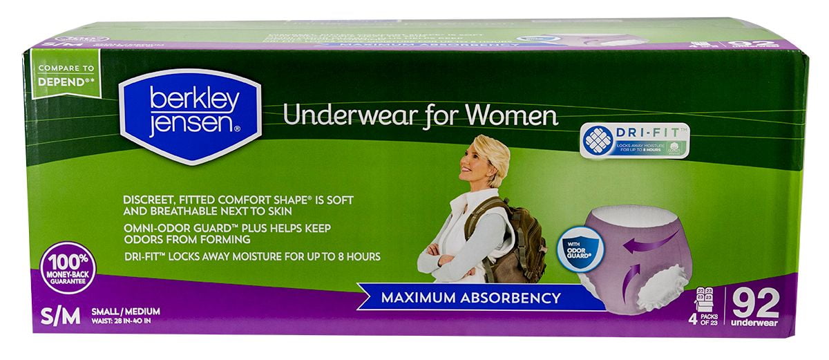 Berkley Jensen Incontinence Underwear for Women, Maximum Absorbency