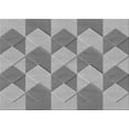 thumbnail image 1 of Ahgly Company Machine Washable Indoor Rectangle Transitional Gray Cloud Gray Area Rugs, 3' x 5', 1 of 7