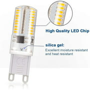 DiCUNO G9 3W Dimmable LED Bulb, 30 Watt Equivalent (3Watt) Soft White 3000K 350lm,120V, 10-Pack