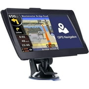 GPS for Car GPS Navigation for Car,5 inch Sat Nav 8GB+256MB Speed Voice Guidance Route Planning Lifetime Free Map Update