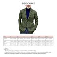 thumbnail image 2 of Chaqueta de traje ANGGREK para hombre a cuadros fibra de poliéster lavado a máquina, 2 of 4