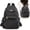 black, variant on Laptop Backpack Purse for Women Leather Mini Bookbag Work Travel Top Handle Satchel Off White,10.63x7.42x13.39in