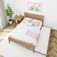 thumbnail image 6 of Max & Lily Full Size Bed Frame with Trundle, Classic Solid Wood Platform Bed for Kids, 6 of 11