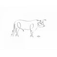 thumbnail image 3 of Mahdavi, Gholam Reza 18x15 Black Modern Framed Museum Art Print Titled - Bull, 3 of 5