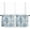 Navy Blue Coral, variant on Tier Curtains 24 Inch Length - 2 Panels, Summer Beach Rod Pocket Curtain Panels, Ocean Nautical Coastal Seaside Aqua Beige Window Treatment for Bedroom/Bathroom/Kitchen, 55W x 24L Inch
