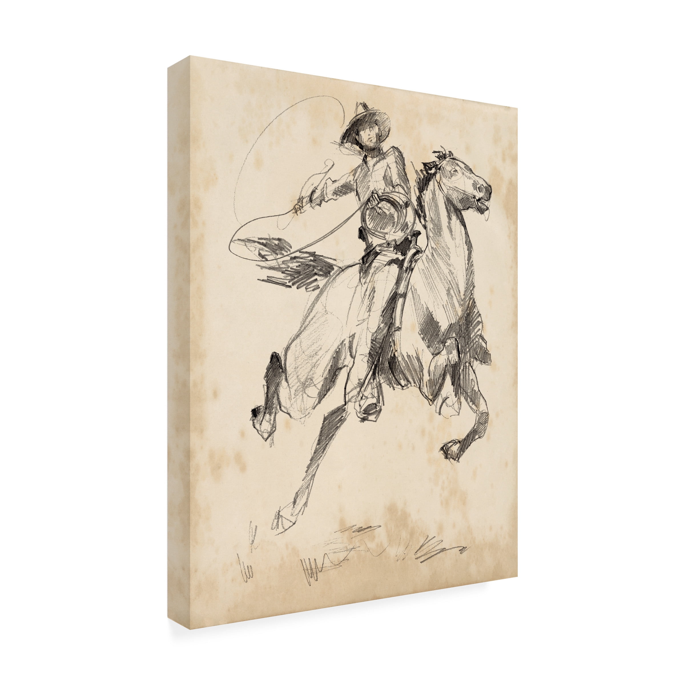 Jennifer Paxton Parker 'King Of The Rodeo I' Canvas Art