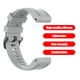 thumbnail image 5 of Correa de reloj de silicona de 20 mm para correa de pulsera deportiva Garmin Fenix ​​7S (gris), 5 of 6