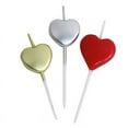 thumbnail image 5 of BalsaCircle 10 Assorted Birthday Candles Dessert Cake Topper Heart Design Party, 5 of 8