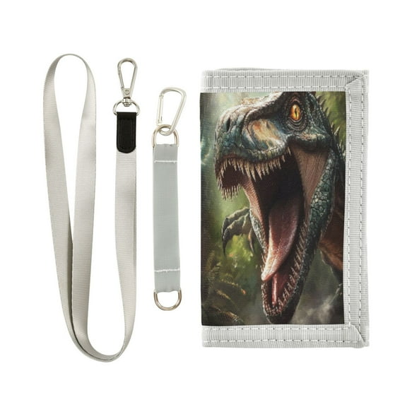 Cloth Purse Boys' Novelty Wallets Girls' Novelty Wallets Men's Wallets Women's Wallets Card Wallet Cash Wallet Student ID Bag Coin Wallet Cool Cartoon Big Dinosaur