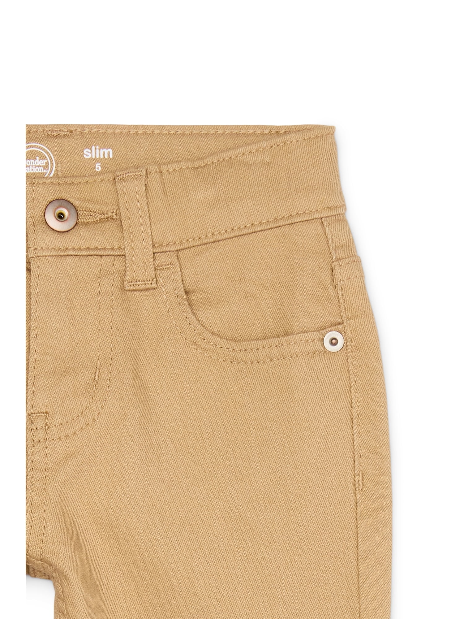 Wonder Nation Slim Denim Jeans, Sizes 4-18 & Husky